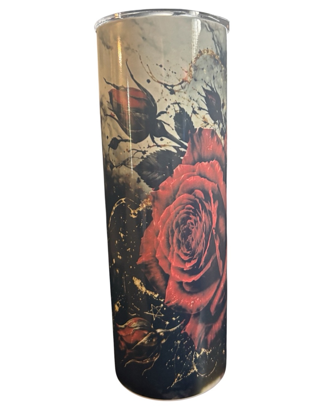 BUY NOW Red Rose Tumbler - 20oz Stainless Steel